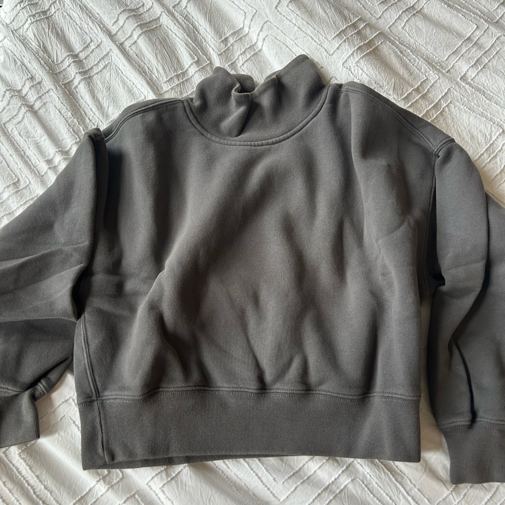 Abercrombie & Fitch Charcoal Cowl Neck Sweater